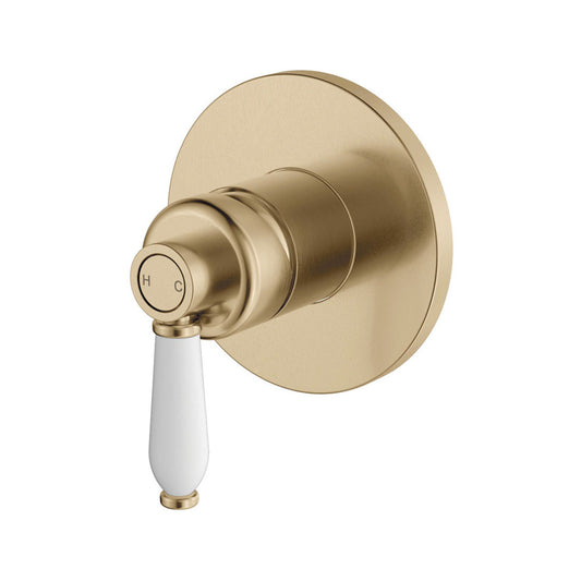 Fienza Eleanor Wall Mixer Urban Brass Ceramic