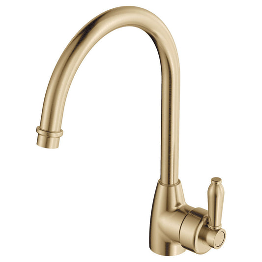 Fienza Eleanor Gooseneck Sink Mixer Urban Brass Urban Brass