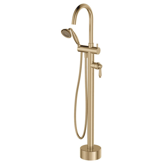 Fienza Eleanor Floor Mixer Shower Urban Brass Urban Brass
