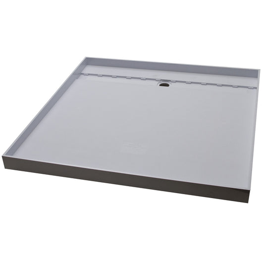 Akril Grey Tile Tray Rear Grate 1200 X 900