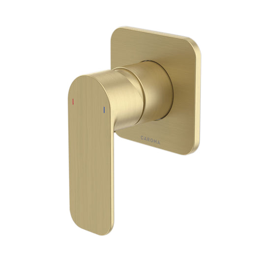 Caroma Luna Bath Shower Mixer Brushed Brass