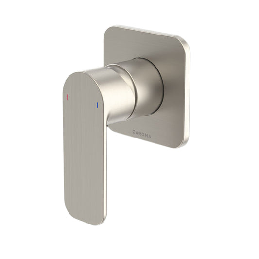 Caroma Luna Bath Shower Mixer Brushed Nickel