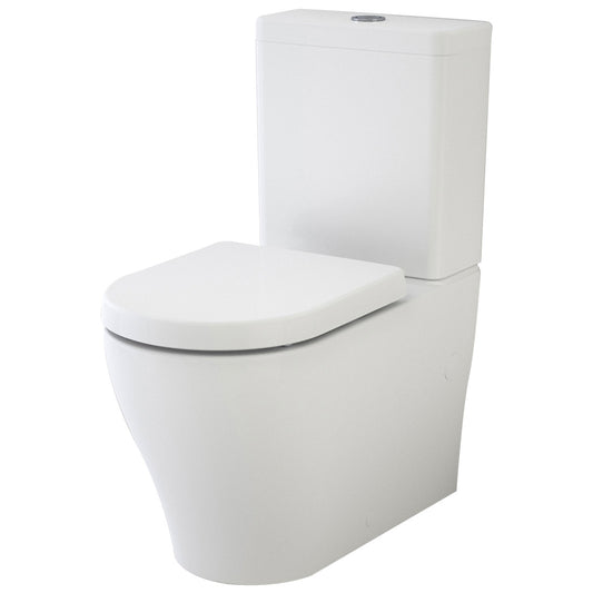 Caroma Luna Wall Faced Toilet Suite Back Entry