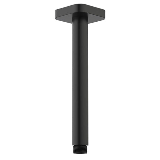 Caroma Luna Straight Arm Square Flange 210 Black