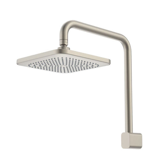 Caroma Luna Fixed Overhead Shower Brushed Nickel