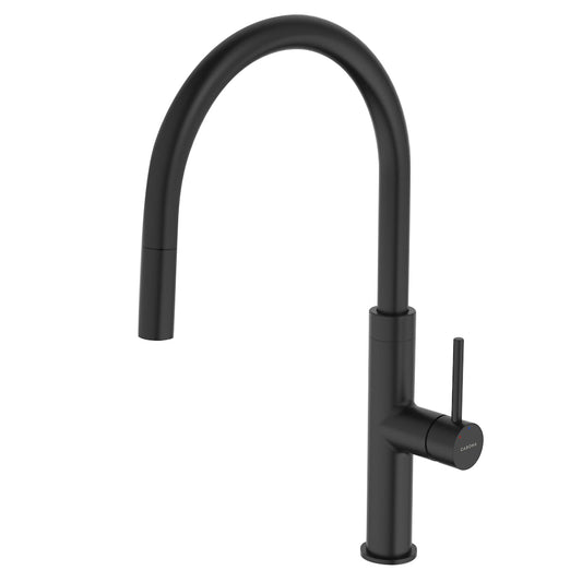Caroma Liano Ii Pull Out Sink Mixer Matte Black