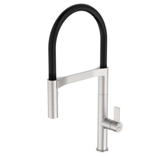 Caroma Invogue Pull Down Sink Mixer With Dual Spray Brushed Nickel