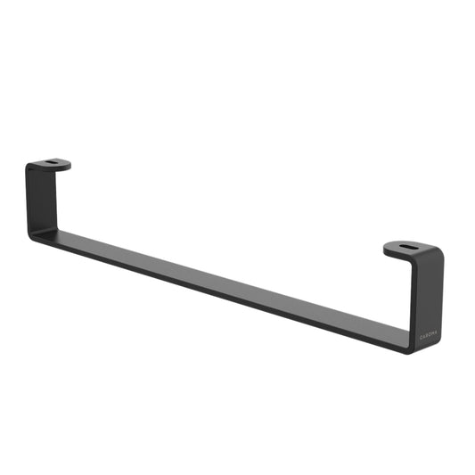 Caroma Urbane Ii Hand Wall Basin Integrated Rail Black