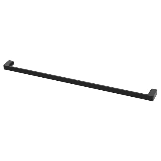 Phoenix Gloss Single Towel Rail 800Mm Matte Black