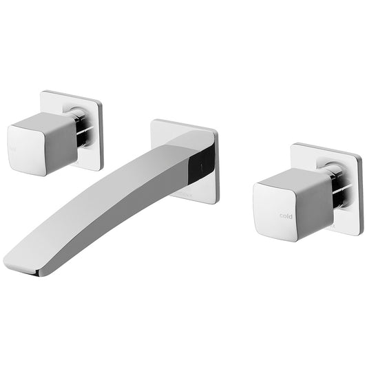 Phoenix Rush Wall Bath Set Chrome