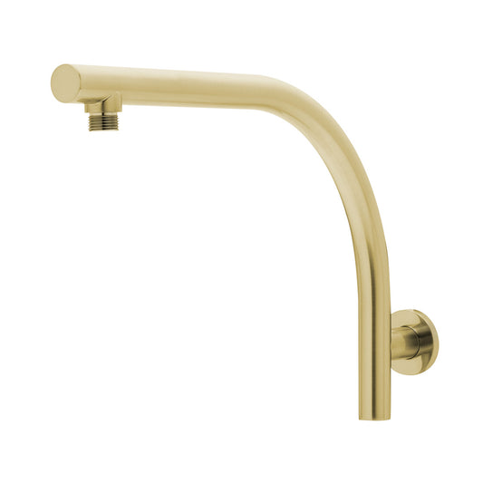 Phoenix Rush Hi Rise Shower Arm Only Brushed Gold
