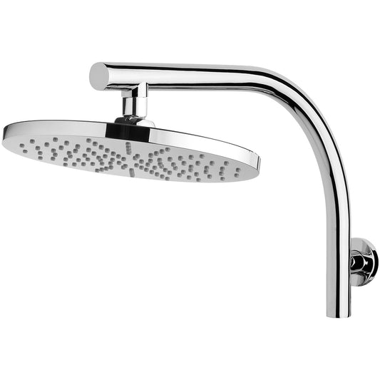 Phoenix Vivid Curved Shower Arm And Round Shower Rose 230Mm Chrome