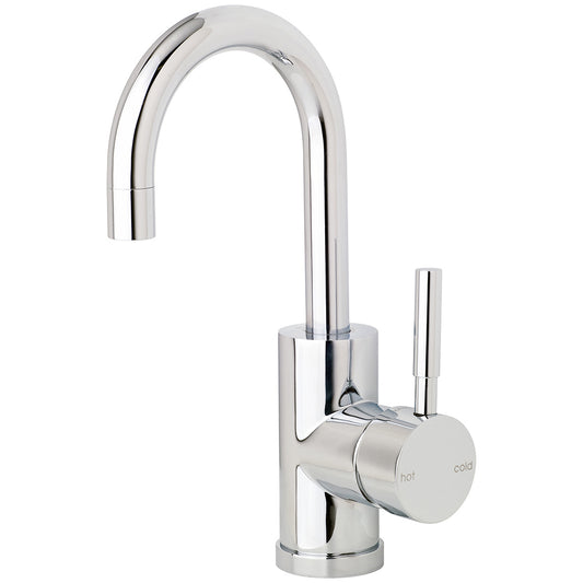 Phoenix Vivid Gooseneck Basin Mixer 120Mm Chrome