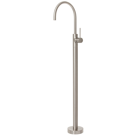 Phoenix Vivid Slimline Floor Mounted Bath Mixer Brushed Nickel