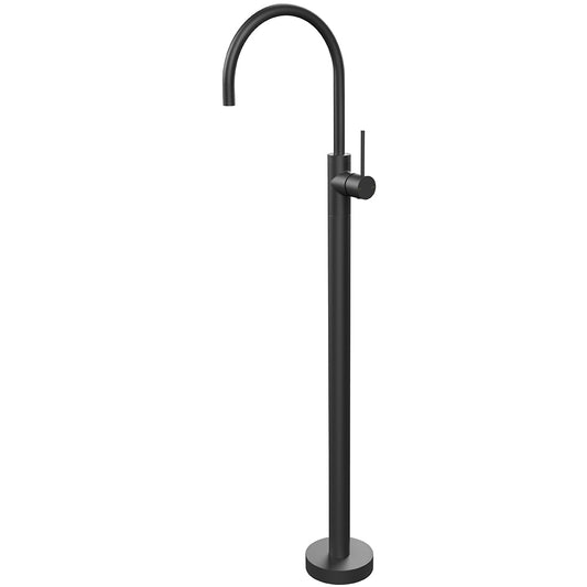 Phoenix Vivid Slimline Floor Mounted Bath Mixer Matte Black