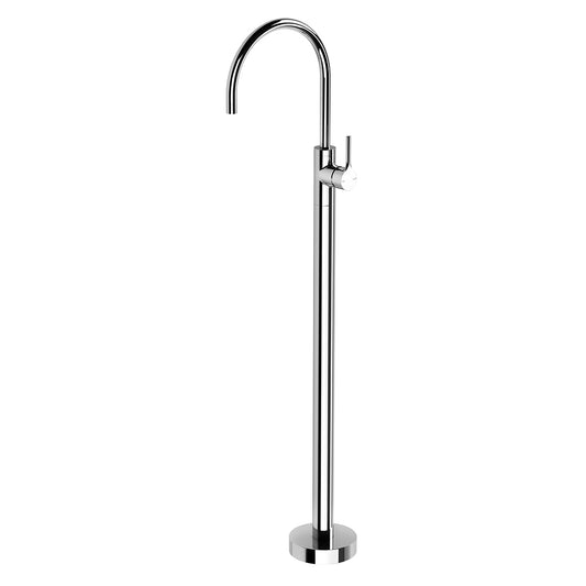 Phoenix Vivid Slimline Oval Floor Mounted Bath Mixer Chrome