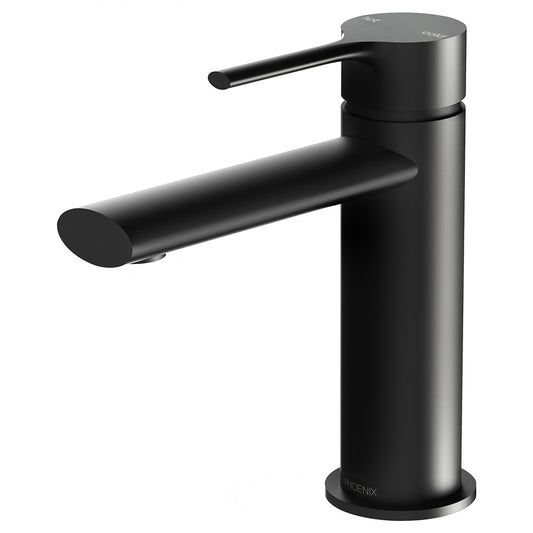Phoenix Vivid Slimline Oval Basin Mixer Matte Black