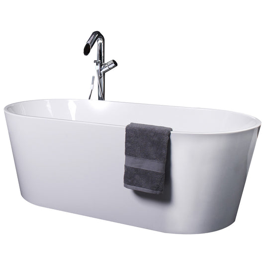 Bourne Cylindro 1500 Freestanding Bath White
