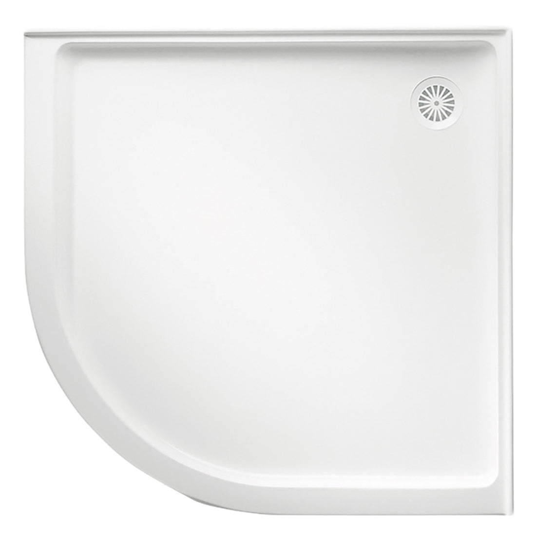 Marbletrend Flinders 914mm x 914mm Polymarble Curved Shower Base – Cook ...