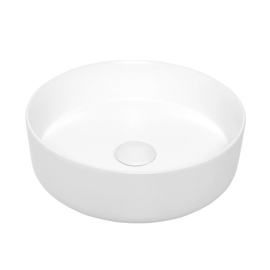 Bourne Cylindro Matte White Above Counter Basin