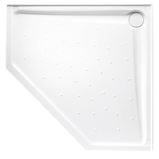 Johnsons Suisse Evo Polymarble Corner Shower Base 1000Mm X 1000Mm