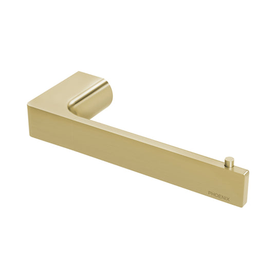 Phoenix Gloss Toilet Roll Holder Brushed Gold