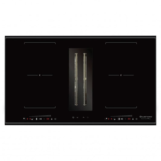 Kleenmaid Integrated Induction Cooktop And Air Extraction System 90Cm