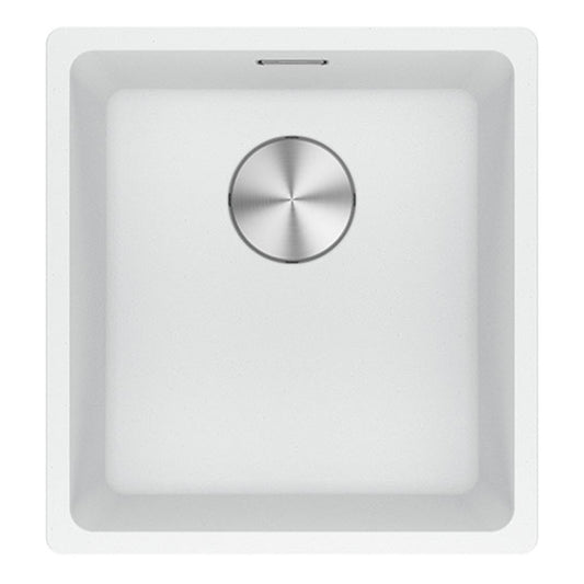 Franke Maris Granite Single Bowl 370Mm Topmount Polar White