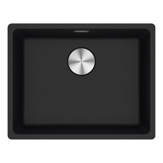 Franke Maris Granite Single Bowl 520Mm Topmount Onyx
