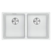 Franke Maris Granite Double Bowl 350 350Mm Polar White