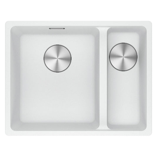 Franke Maris Granite One And A Half Bowl 340 150Mm Rh Polar White 1