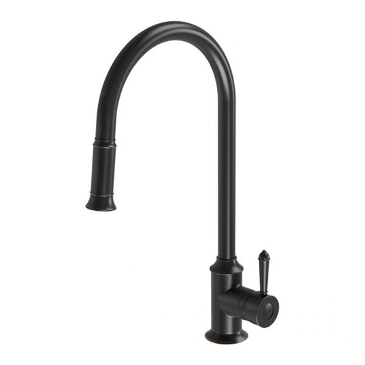 Phoenix Nostalgia Pull Out Sink Mixer Antique Black