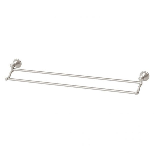 Phoenix Nostalgia Double Towel Rail 760Mm Brushed Nickel