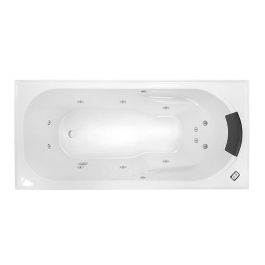 Decina Prima 1790Mm Contour 12 Jet Spa Bath
