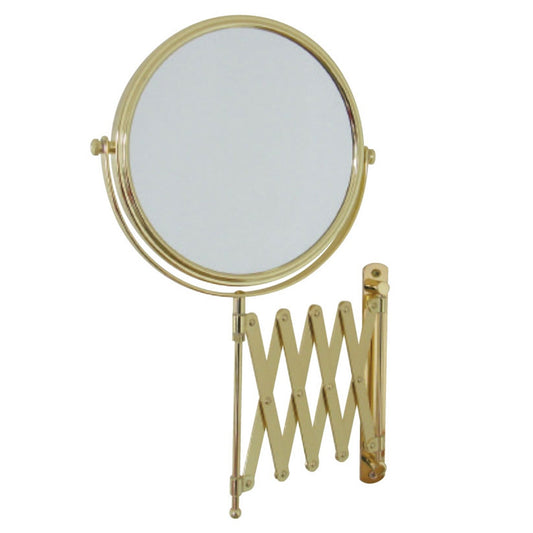 Ablaze Magnification Gold Wall Mounted 150Mm Shaving Mirror