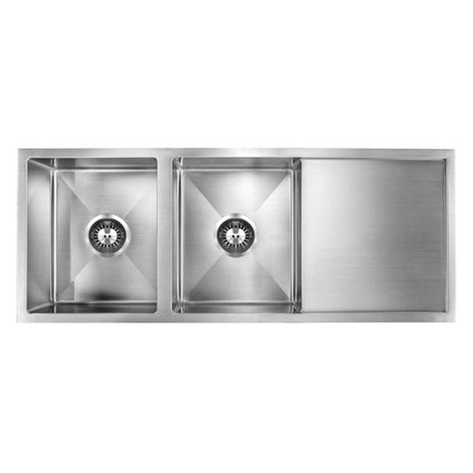 Bourne Sagi Double Bowl Sink With Drainer 1150