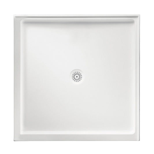 Marbletrend Flinders Polymarble Square Shower Base 900Mm X 900Mm Double Entry