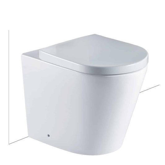 Seima Modia Floor Mount Toilet Pan With Classic Seat