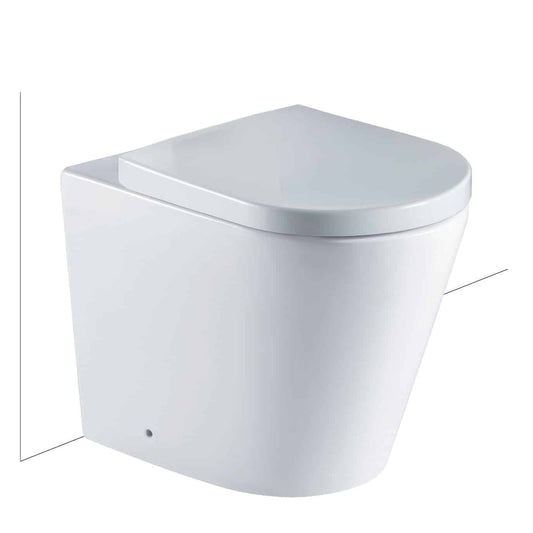 Seima Modia Floor Mount Toilet Pan With Deluxe Seat