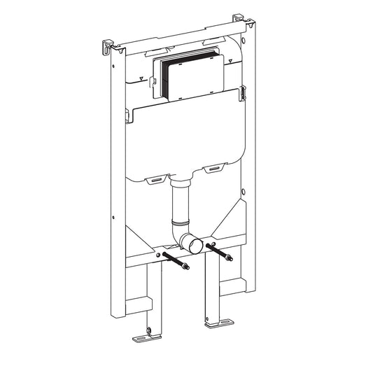 Seima In Wall Cistern With Frame Slim Design