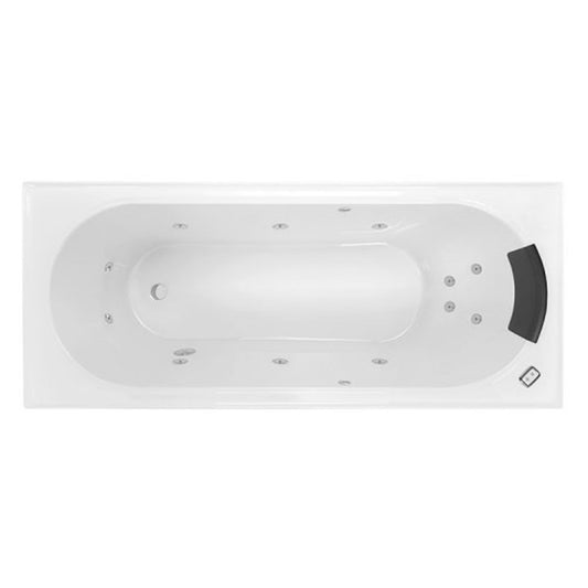 Decina Turin 1790Mm Contour 12 Jet Spa Bath