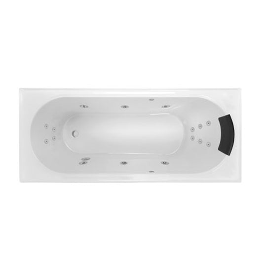 Decina Turin 1665Mm Dolce Vita 16 Jet Spa Bath