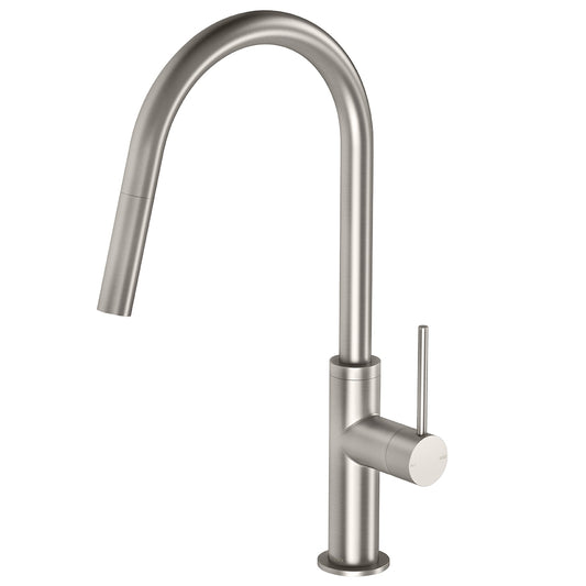Phoenix Vivid Slimline Pull Out Sink Mixer Brushed Nickel
