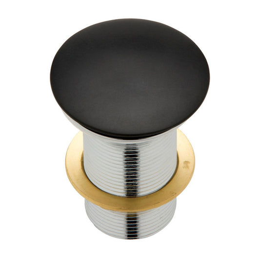 Fienza Cast Stone Cap Pop Up Waste 32Mm Matte Black