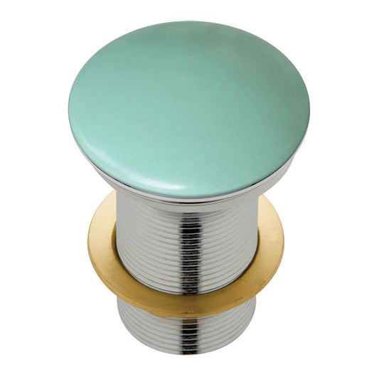 Fienza Ceramic Cap Pop Up Waste 32Mm Matte Green
