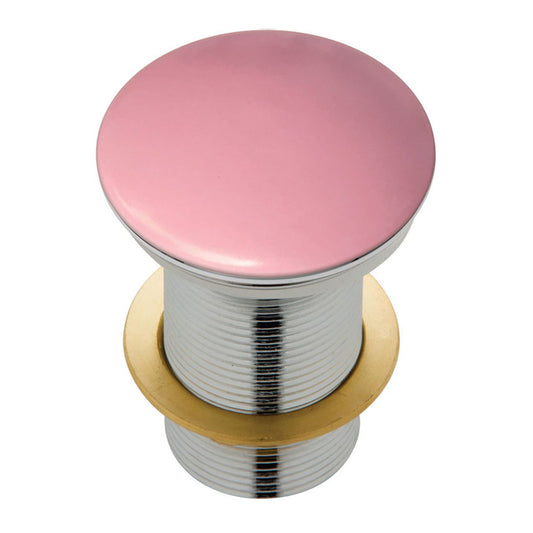 Fienza Ceramic Cap Pop Up Waste 32Mm Matte Pink
