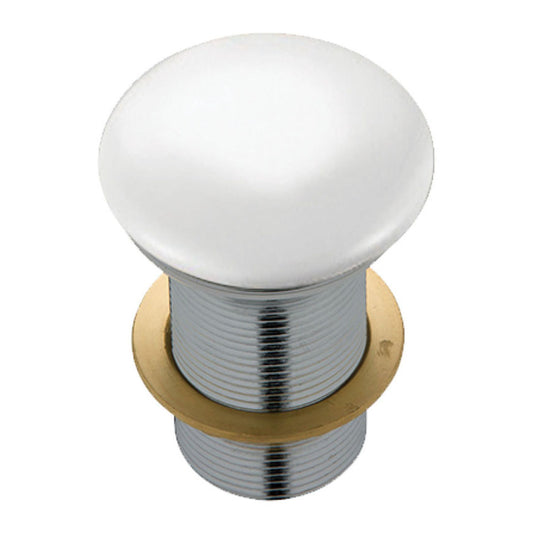 Fienza Ceramic Cap Pop Up Waste 32Mm Gloss White